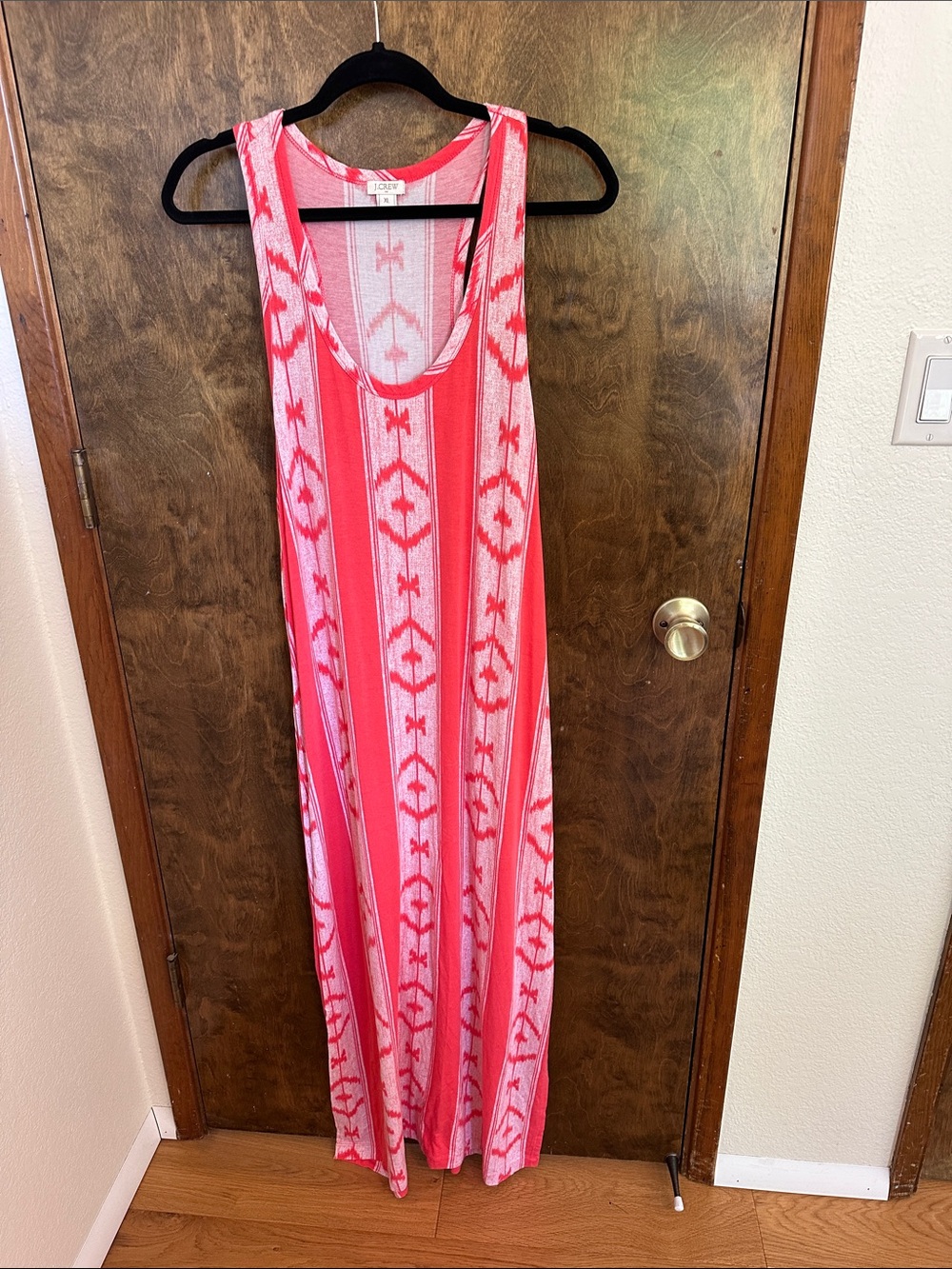 J Crew Ikat Racerback Tank Dress